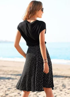Beach Time Dotty Summer Jersey Dress 7 Beach Time Dotty Summer Jersey Dress -Sunbeach Style Shop Beach Time Dotty Summer Jersey Dress78679047FRSP W01