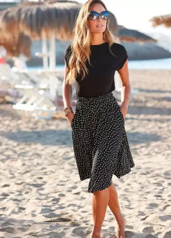 Beach Time Dotty Summer Jersey Dress 8 Beach Time Dotty Summer Jersey Dress -Sunbeach Style Shop Beach Time Dotty Summer Jersey Dress78679047FRSP W03