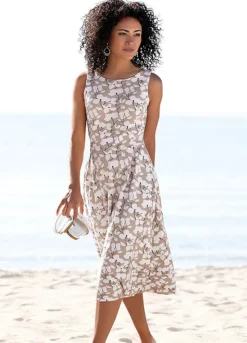 Beach Time Floral Print Summer Dress 9 Beach Time Floral Print Summer Dress -Sunbeach Style Shop Beach Time Floral Print Summer Dress54935163FRSP