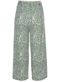 Beach Time Leaf Printed Culottes -Sunbeach Style Shop Beach Time Leaf Printed Culottes39602217FRSC W01