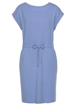 Sunbeach Style Shop -Sunbeach Style Shop Beach Time Round Neck Jersey Dress85143339FRSC