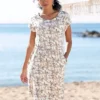 Beachtime Floral Jersey Dress