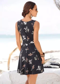Beachtime Floral Summer Dress -Sunbeach Style Shop Beachtime Floral Summer Dress708738FRSP W01