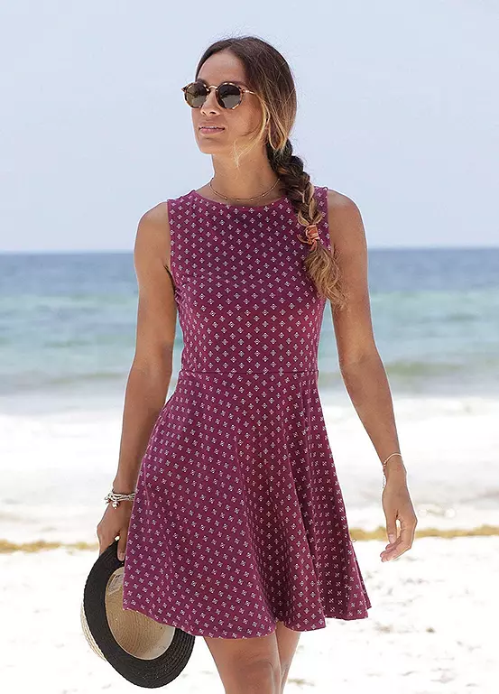 Beachtime Print Beach Dress 1 Beachtime Print Beach Dress