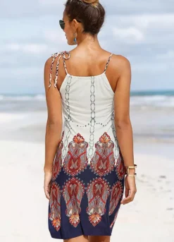 Beachtime Sleeveless Dress -Sunbeach Style Shop Beachtime Sleeveless Dress52222412FRSP W01