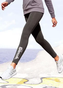 Bench Embroidery Print Leggings