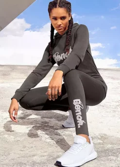 Bench Embroidery Print Leggings -Sunbeach Style Shop Bench Embroidery Print Leggings57242427FRSP W01