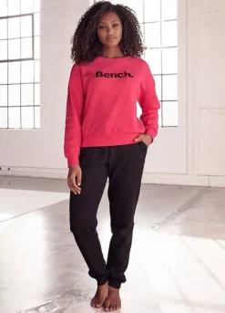 Bench Logo Print Round Neck Sweatshirt -Sunbeach Style Shop Bench Logo Print Round Neck Sweatshirt66601163FRSP W01