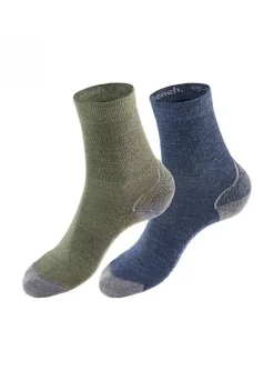 Bench Pack Of 2 Wool Blend Ankle Socks