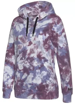 Bench Tie Dye Print Hoodie -Sunbeach Style Shop Bench Tie Dye Print Hoodie40939618FRSC W02