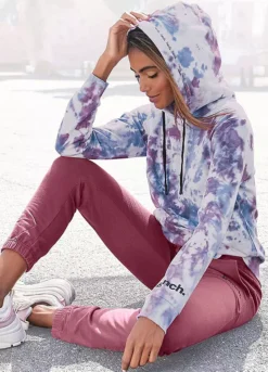 Bench Tie Dye Print Hoodie -Sunbeach Style Shop Bench Tie Dye Print Hoodie40939618FRSP W01