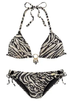 Sunbeach Style Shop -Sunbeach Style Shop Bruno Banani Animal Print Triangle Bikini64880227FRSC