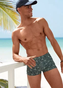 Bruno Banani Printed Boxer Swimming Trunks -Sunbeach Style Shop Bruno Banani Printed Boxer Swimming Trunks56055304FRSP W01