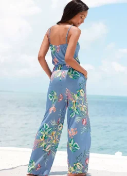Buffalo All-Over Printed Jumpsuit -Sunbeach Style Shop Buffalo All Over Printed Jumpsuit91475459FRSP W01