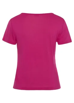 Buffalo Cut-Out Neck T-Shirt -Sunbeach Style Shop Buffalo Cut Out Neck T Shirt17366705FRSC W01