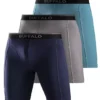 Buffalo Pack Of 3 Long Boxer Shorts