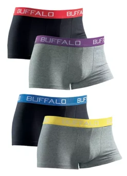 Buffalo Pack Of 4 Hipster Boxers