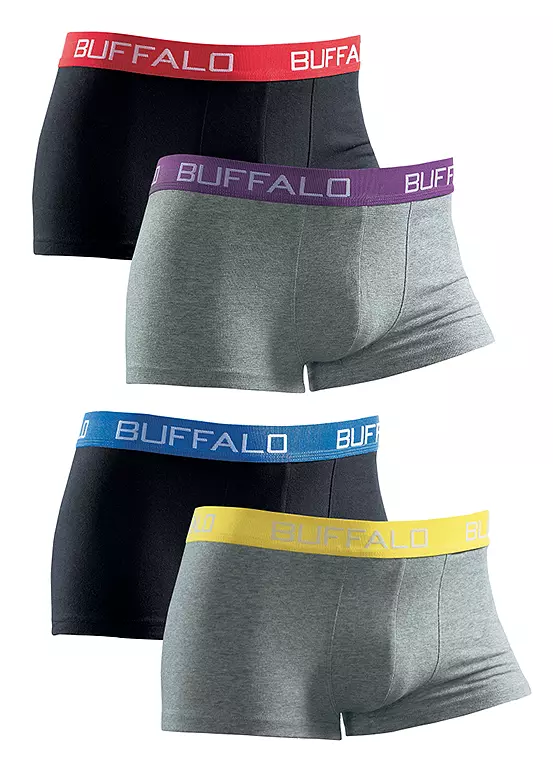 Buffalo Pack Of 4 Hipster Boxers 1 Buffalo Pack Of 4 Hipster Boxers