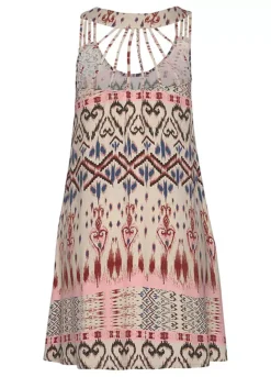 Buffalo Patterned Beach Dress -Sunbeach Style Shop Buffalo Patterned Beach Dress55351844FRSC W01