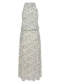 Buffalo Polka Dot Print Maxi Dress -Sunbeach Style Shop Buffalo Polka Dot Print Maxi Dress46283767FRSC W01