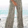 Buffalo Printed Wide Leg Jersey Trousers