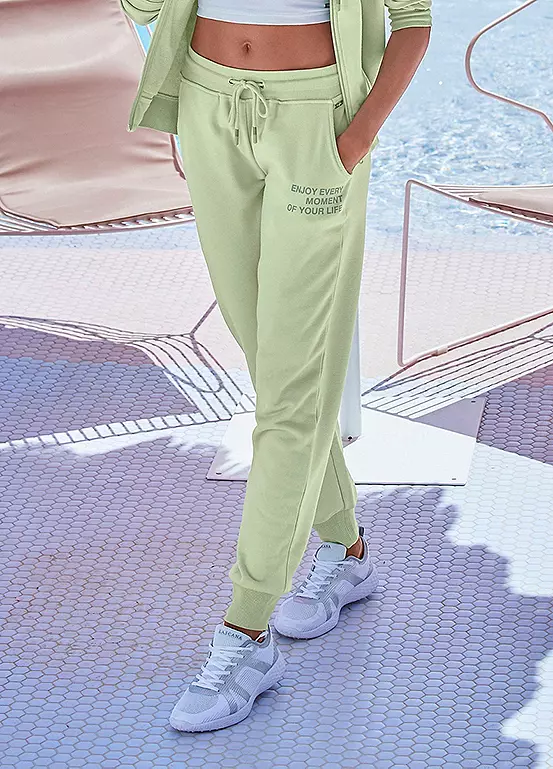 Buffalo Slogan Print Jogging Pants 1 Buffalo Slogan Print Jogging Pants