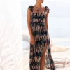 Buffalo Square Neck Maxi Beach Dress