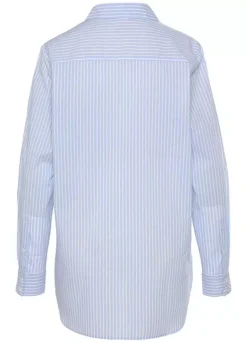 Buffalo Stripe Long Sleeve Blouse -Sunbeach Style Shop Buffalo Stripe Long Sleeve Blouse91124237FRSC W01