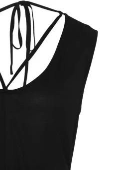 Buffalo Tie Detail Maxi Dress -Sunbeach Style Shop Buffalo Tie Detail Maxi Dress71341914FRSC W02