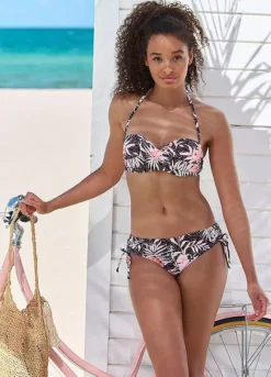 Buffalo Tropical Floral Print Side Tie Bikini Briefs 6 Buffalo Tropical Floral Print Side Tie Bikini Briefs -Sunbeach Style Shop Buffalo Tropical Floral Print Side Tie Bikini Briefs96152158FRSP W01