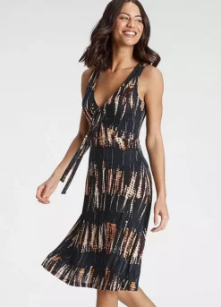 Buffalo V-Neck Jersey Beach Dress