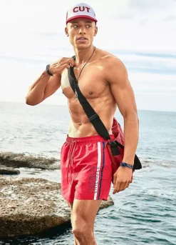 Chiemsee Logo Print Swim Shorts -Sunbeach Style Shop Chiemsee Logo Print Swim Shorts18952656FRSP W01