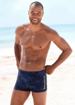 Chiemsee Printed Boxer Swimming Trunks -Sunbeach Style Shop Chiemsee Printed Boxer Swimming Trunks14137550FRSP W01