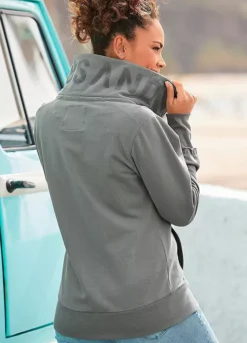 Elbsand High Collar Sweat Jacket -Sunbeach Style Shop Elbsand High Collar Sweat Jacket20952530FRSP W01