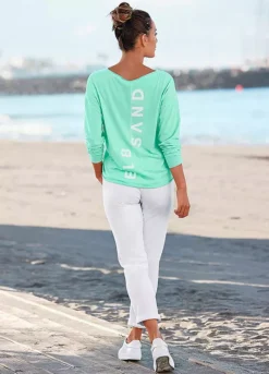 Elbsand Printed Long Sleeve T-Shirt -Sunbeach Style Shop Elbsand Printed Long Sleeve T Shirt35864759FRSP W03