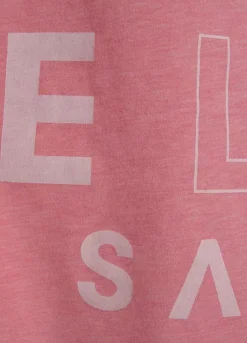 Elbsand Short Sleeve Logo Print T-Shirt -Sunbeach Style Shop Elbsand Short Sleeve Logo Print T Shirt29141723FRSC W02