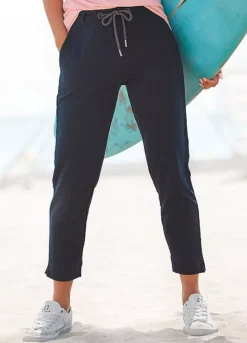Elbsand Stretchy Cropped Sweat Pants