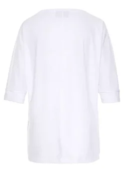 Elbsand Three-Quarter Sleeve Oversized Top -Sunbeach Style Shop Elbsand Three Quarter Sleeve Oversized Top75154811FRSC W01