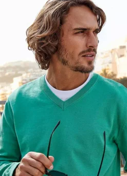 H.I.S Casual V-Neck Jumper -Sunbeach Style Shop H.I.S Casual V Neck Jumper60519163FRSP W01