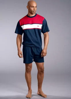 H.I.S Colour Block Short Pyjamas