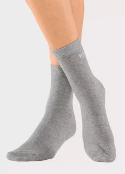 H.I.S Pack Of 16 Knitted Logo Ankle Socks -Sunbeach Style Shop H.I.S Pack of 16 Knitted Logo Ankle Socks22574919FRSP W02