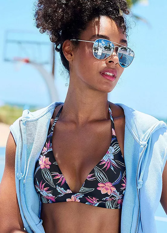 KangaROOS Floral Triangle Bikini Top 1 KangaROOS Floral Triangle Bikini Top