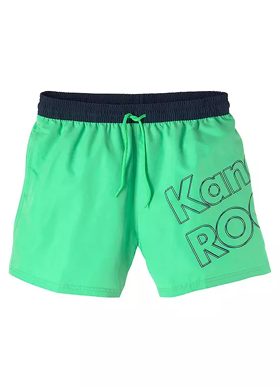KangaROOS Logo Print Swim Shorts 2 KangaROOS Logo Print Swim Shorts - Image 2