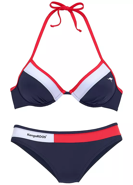 KangaROOS Underwired Halterneck Bikini 2 KangaROOS Underwired Halterneck Bikini - Image 2