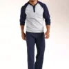 Le Jogger Pack Of 2 Raglan Sleeve Long Pyjamas
