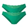Nuance Pack Of 2 Lace Detail Briefs