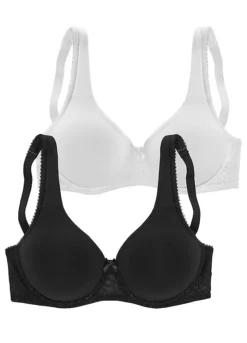 Nuance Pack Of 2 Underwired Full Cup Bras -Sunbeach Style Shop Nuance Pack of 2 Underwired Full Cup Bras32863346FRSC