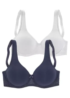Nuance Pack Of 2 Underwired Full Cup Bras -Sunbeach Style Shop Nuance Pack of 2 Underwired Full Cup Bras40479245FRSC