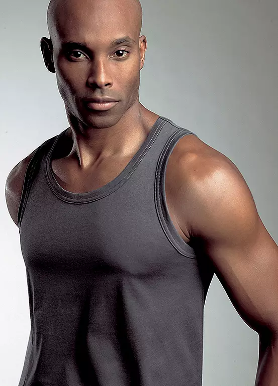 Pack Of 3 Round Neck Vests 2 Pack Of 3 Round Neck Vests - Image 2