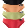 Pack Of 4 High Leg Briefs